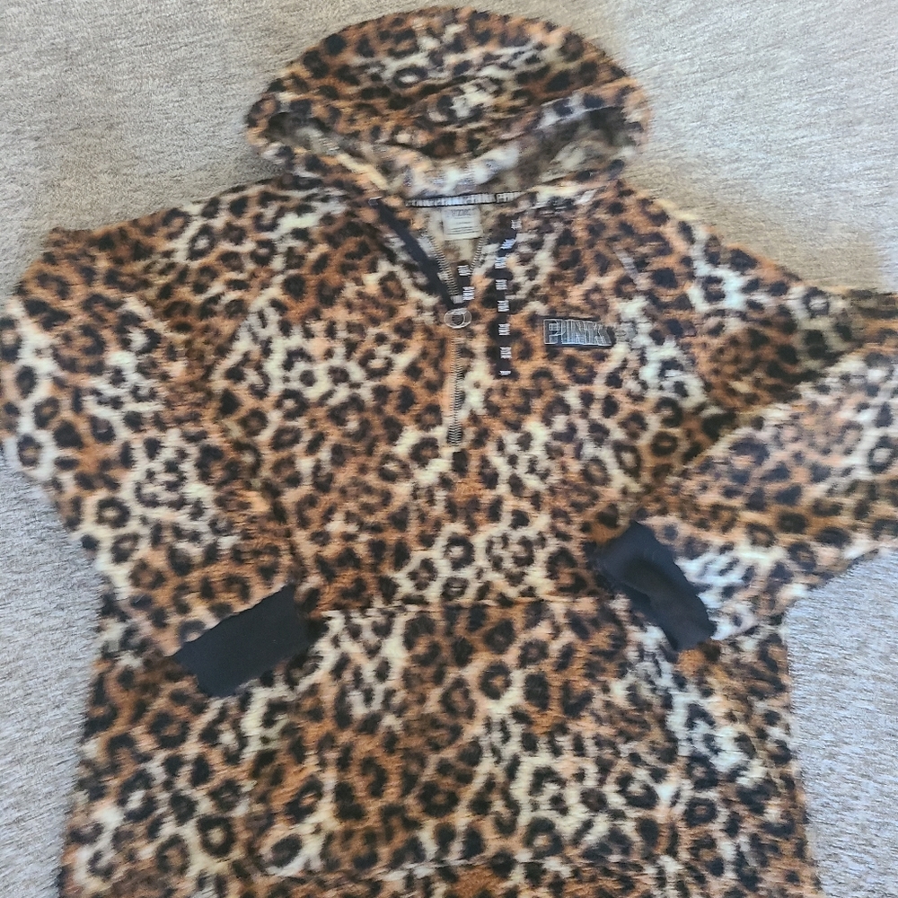 Large sherpa PINK sweater